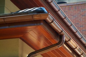 Copper Half-Round Gutters Installed MN