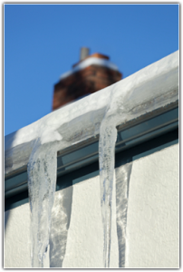 Ice Dam Buildup MN